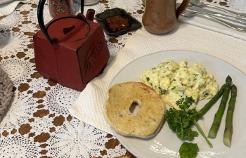 Breakfast options at Sky Story Bed & Breakfast