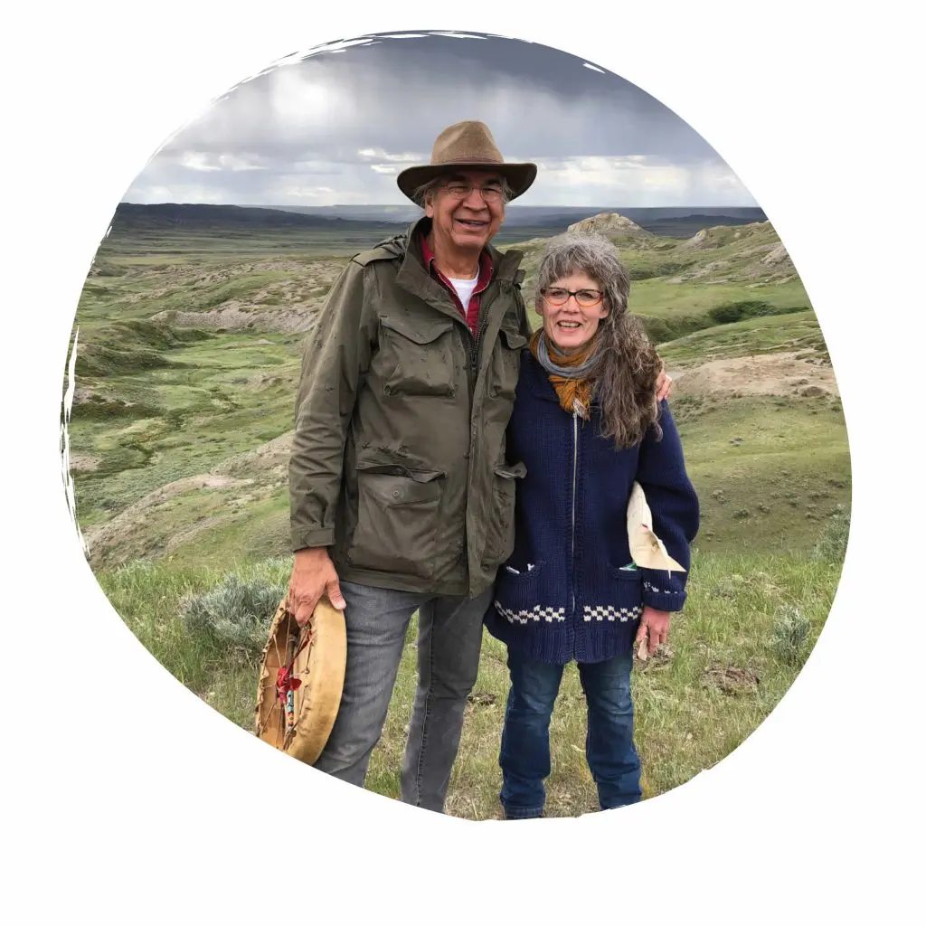 Joseph Naytowhow and Diana Chabros